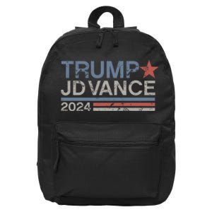 Trump Jd Vance 2024 Retro Stripe Trump Vance 16 in Basic Backpack