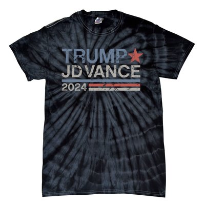 Trump Jd Vance 2024 Retro Stripe Trump Vance Tie-Dye T-Shirt