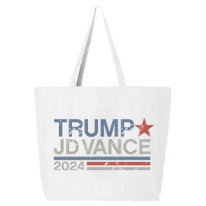 Trump Jd Vance 2024 Retro Stripe Trump Vance 25L Jumbo Tote