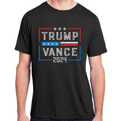 Trump Jd Vance 2024 Stripe And Star Adult ChromaSoft Performance T-Shirt