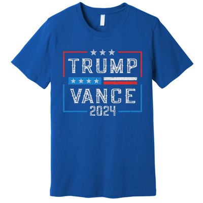 Trump Jd Vance 2024 Stripe And Star Premium T-Shirt