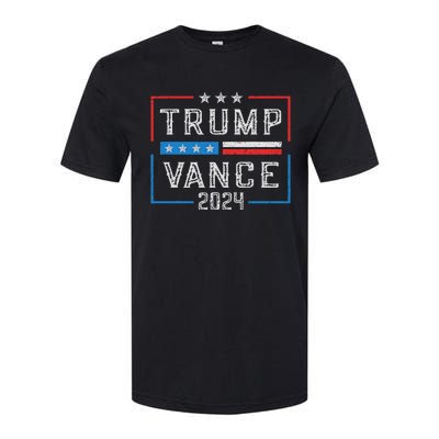 Trump Jd Vance 2024 Stripe And Star Softstyle CVC T-Shirt