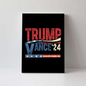 Trump J.D. Vance 2024 Trump Vance 2024 Retro Stripe Trump Jd Vance Canvas