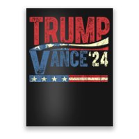 Trump J.D. Vance 2024 Trump Vance 2024 Retro Stripe Trump Jd Vance Poster