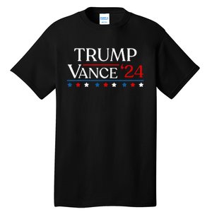 Trump Jd Vance 2024 Donald Trump 47th President & Vp Tall T-Shirt