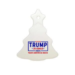 Trump Jd Vance 2024 For President Vp Republican Election 24 Ceramic Tree Ornament