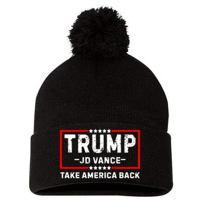 Trump Jd Vance 2024 Republican Election 24 Pom Pom 12in Knit Beanie