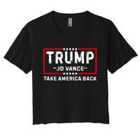 Trump Jd Vance 2024 Republican Election 24 Women's Crop Top Tee