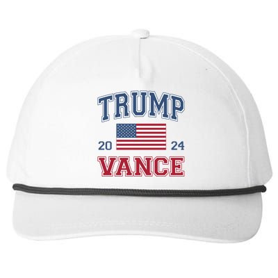 Trump J.D. Vance 2024 Trump Vance 2024 Retro Stripe Trump Jd Vance Snapback Five-Panel Rope Hat