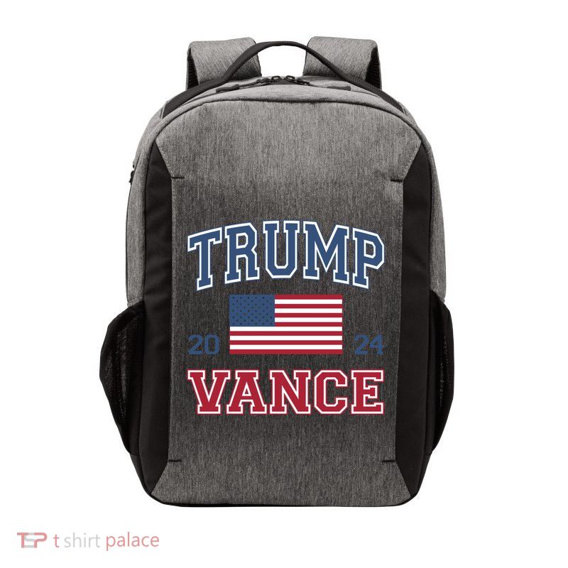 Trump J.D. Vance 2024 Trump Vance 2024 Retro Stripe Trump Jd Vance Vector Backpack