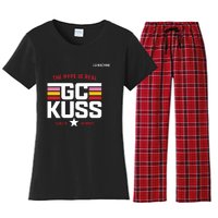 Team Jumbo Visma The Hype Is Real Gc Kuss Vuelta Winner Women's Flannel Pajama Set