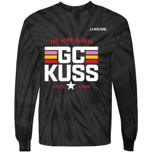 Team Jumbo Visma The Hype Is Real Gc Kuss Vuelta Winner Tie-Dye Long Sleeve Shirt