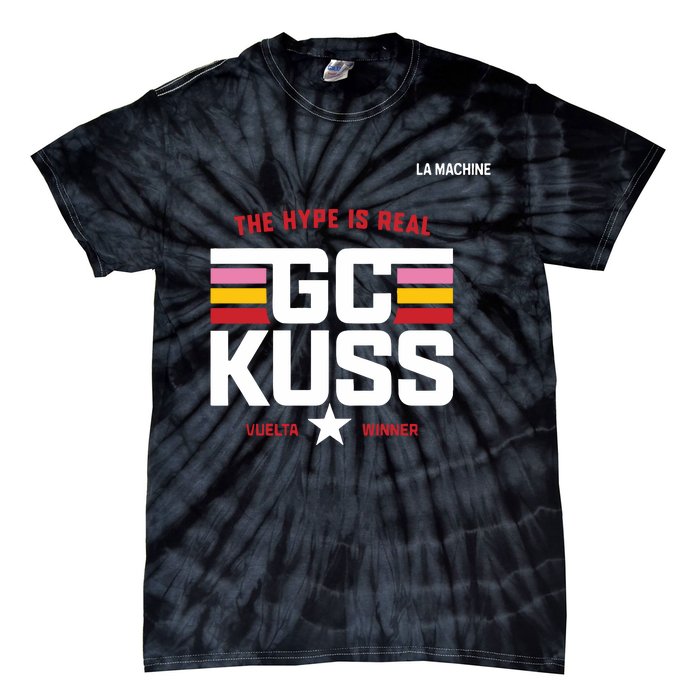 Team Jumbo Visma The Hype Is Real Gc Kuss Vuelta Winner Tie-Dye T-Shirt