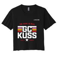 Team Jumbo Visma The Hype Is Real Gc Kuss Vuelta Winner Women's Crop Top Tee