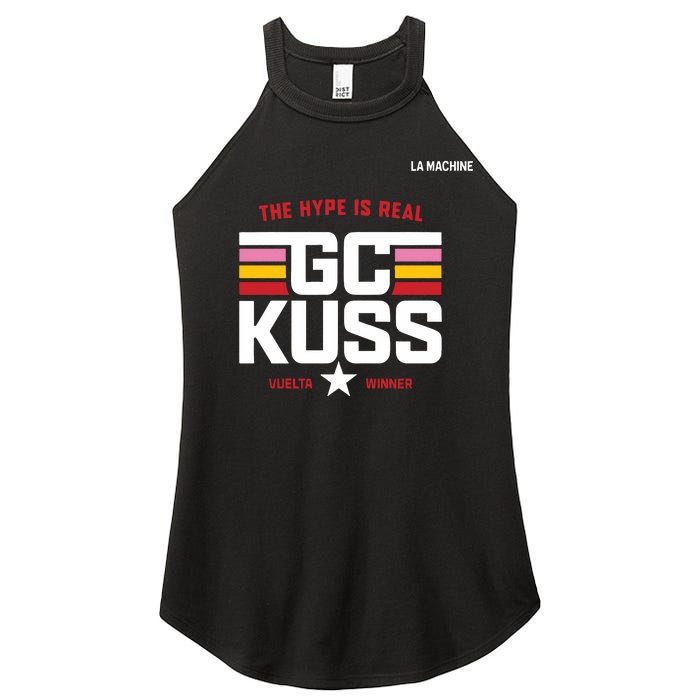 Team Jumbo Visma The Hype Is Real Gc Kuss Vuelta Winner Women's Perfect Tri Rocker Tank