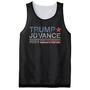 Trump Jd Vance 2024 Retro Stripe Trump Vance Mesh Reversible Basketball Jersey Tank