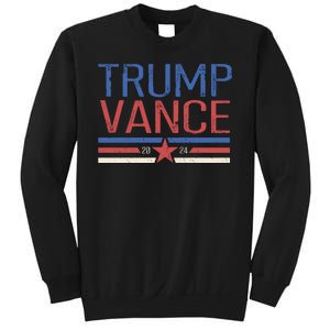 Trump Jd Vance 2024 Retro Stripe Star Election Sweatshirt