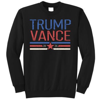 Trump Jd Vance 2024 Retro Stripe Star Election Sweatshirt