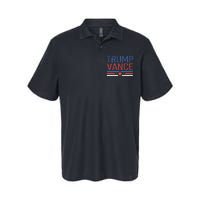 Trump Jd Vance 2024 Retro Stripe Star Election Softstyle Adult Sport Polo