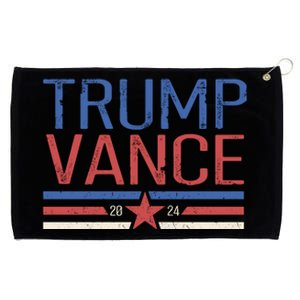 Trump Jd Vance 2024 Retro Stripe Star Election Grommeted Golf Towel