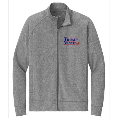 Trump Jd Vance 2024 Usa Political Election Stretch Full-Zip Cadet Jacket