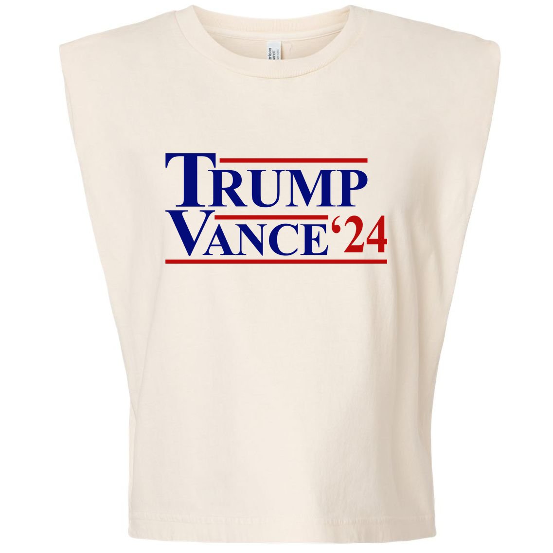 Trump Jd Vance 2024 Usa Political Election Garment-Dyed Women's Muscle Tee