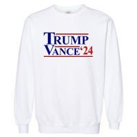 Trump Jd Vance 2024 Usa Political Election Garment-Dyed Sweatshirt