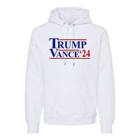 Trump Jd Vance 2024 Usa Political Election Premium Hoodie