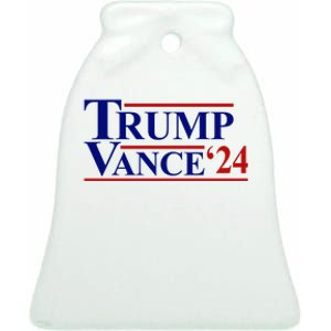 Trump Jd Vance 2024 Usa Political Election Ceramic Bell Ornament