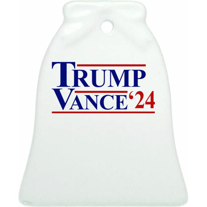 Trump Jd Vance 2024 Usa Political Election Ceramic Bell Ornament