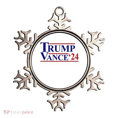 Trump Jd Vance 2024 Usa Political Election Metallic Star Ornament