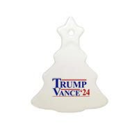 Trump Jd Vance 2024 Usa Political Election Ceramic Tree Ornament