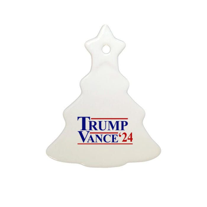 Trump Jd Vance 2024 Usa Political Election Ceramic Tree Ornament