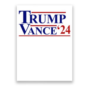 Trump Jd Vance 2024 Usa Political Election Poster