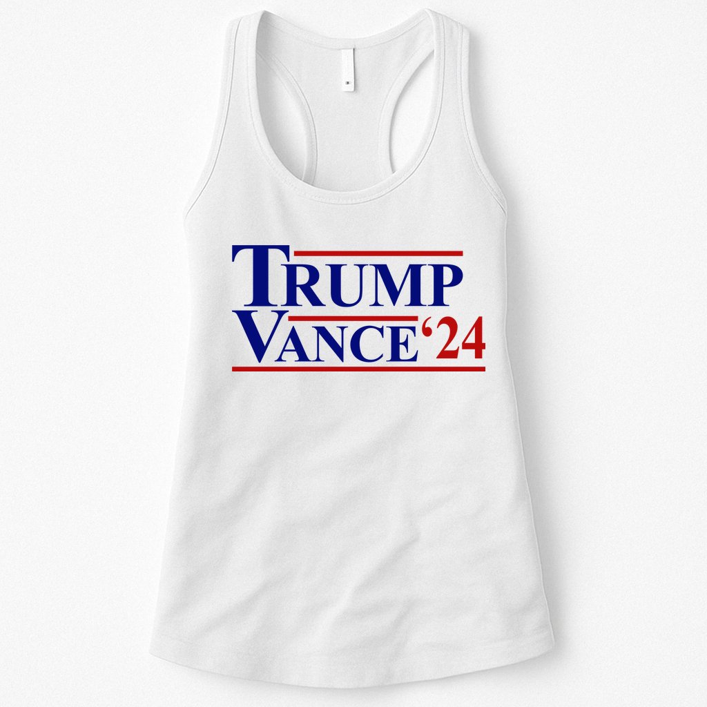 Trump Jd Vance 2024 Usa Political Election Womens Tank Top