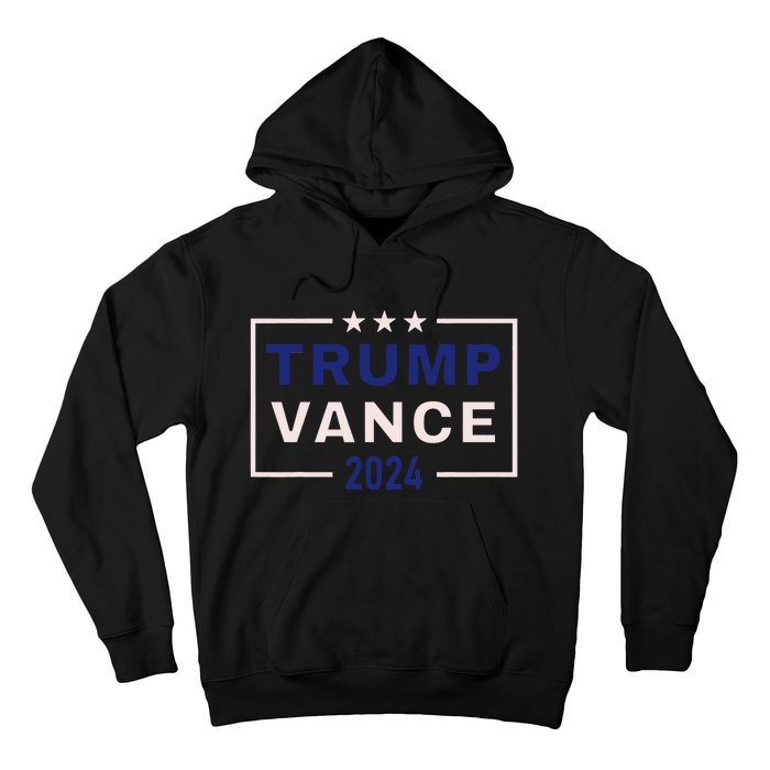 Trump Jd Vance 2024 Retro Stripe And Star Trump Vance 2024 Hoodie