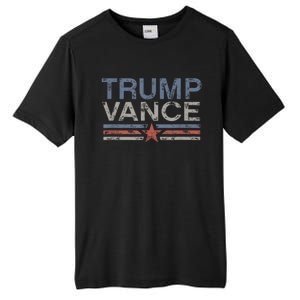 Trump Jd Vance 2024 Retro Stripe Trump Vance 2024 Tall Fusion ChromaSoft Performance T-Shirt