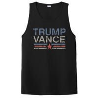 Trump Jd Vance 2024 Retro Stripe Trump Vance 2024 PosiCharge Competitor Tank