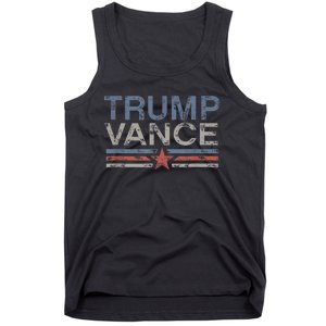 Trump Jd Vance 2024 Retro Stripe Trump Vance 2024 Tank Top