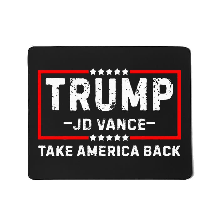 Trump Jd Vance 2024 For President Vp Republican Election 24 Mousepad