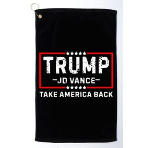 Trump Jd Vance 2024 For President Vp Republican Election 24 Platinum Collection Golf Towel