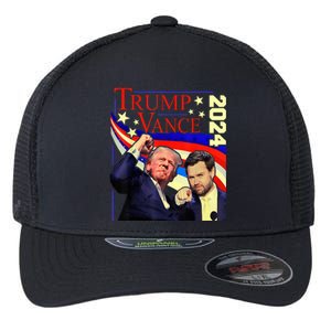 Trump Jd Vance 2024 Vp Presidential Election Maga Usa Flexfit Unipanel Trucker Cap