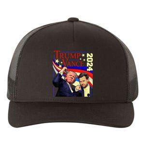 Trump Jd Vance 2024 Vp Presidential Election Maga Usa Yupoong Adult 5-Panel Trucker Hat