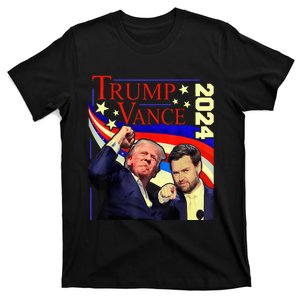 Trump Jd Vance 2024 Vp Presidential Election Maga Usa T-Shirt