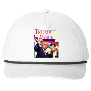 Trump Jd Vance 2024 Vp Presidential Election Maga Usa Snapback Five-Panel Rope Hat