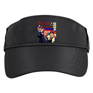 Trump Jd Vance 2024 Vp Presidential Election Maga Usa Adult Drive Performance Visor