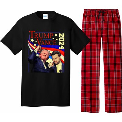 Trump Jd Vance 2024 Vp Presidential Election Maga Usa Pajama Set