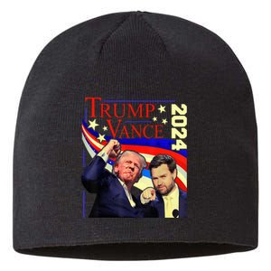 Trump Jd Vance 2024 Vp Presidential Election Maga Usa Sustainable Beanie