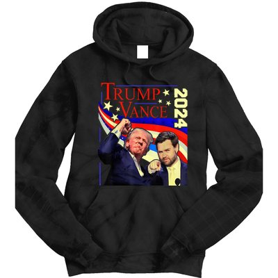 Trump Jd Vance 2024 Vp Presidential Election Maga Usa Tie Dye Hoodie