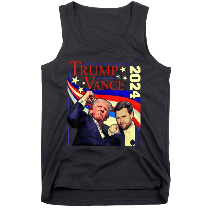 Trump Jd Vance 2024 Vp Presidential Election Maga Usa Tank Top